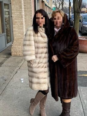 Gorgeous and luxury Mink Fur Coat